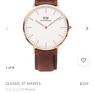 Daniel Wellington Classic St. Mawes in Rosegold watch